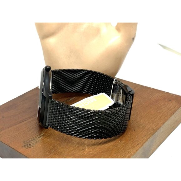 Michael Kors Men's Watch MK9138 Quartz Black Dial Mesh Stainless Steel 44mm - Picture 9 of 14